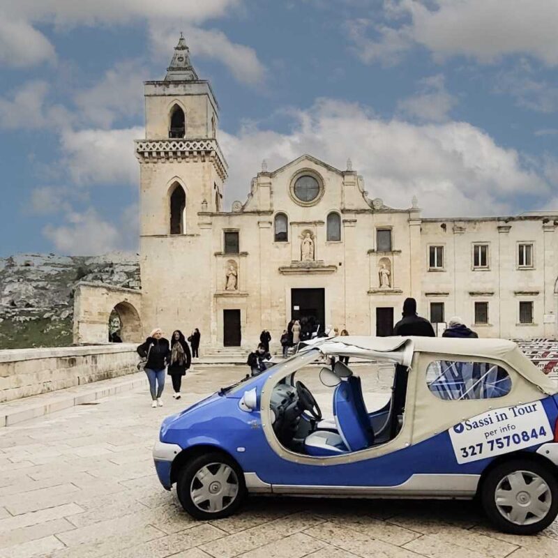 Visita guidata dei Sassi di Matera in auto Cantomat